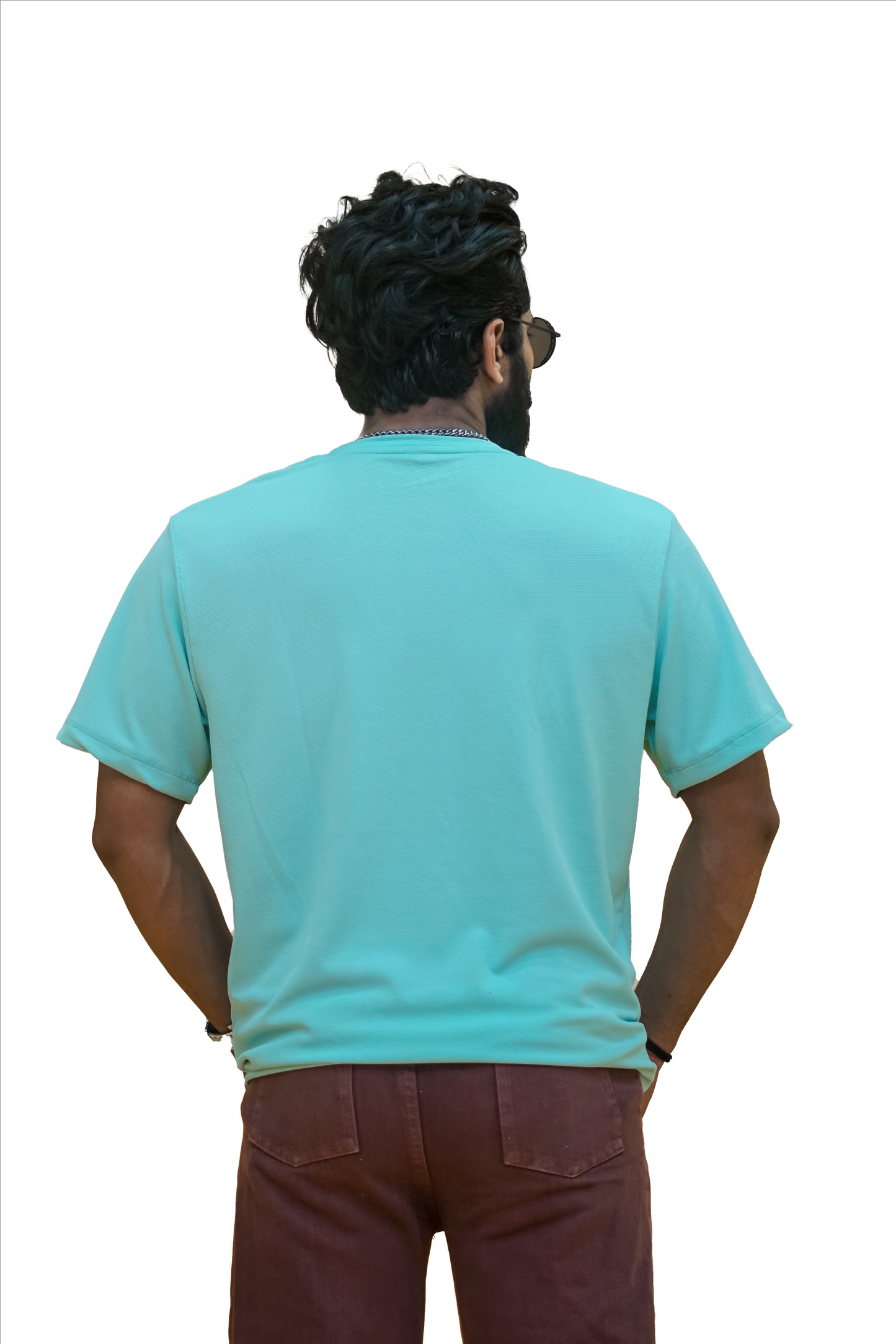 Popcorn Premium Sports T-shirt Aqua