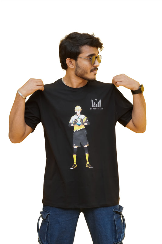 Premium Hefty Sports T-shirt Black