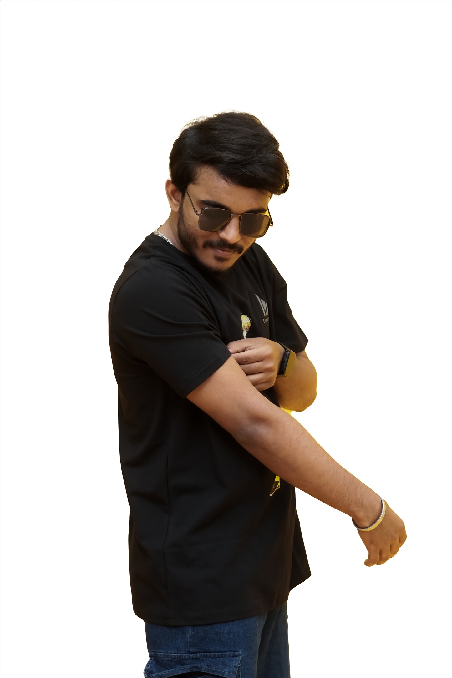 Premium Hefty Sports T-shirt Black